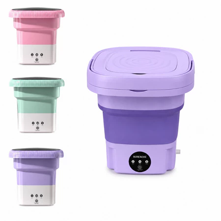 Mini Máquina De Lavar Centrífuga Portátil Dobrável 11L Lavarropa Moderna para Roupas Íntimas Infantil e Panos