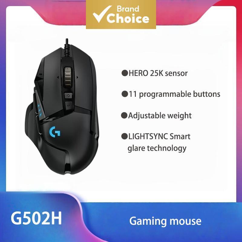 Mouse Gamer Logitech G502 HERO RGB com 25600 DPI, botões programáveis, ergonômico, mouse com fio para PC, Windows, Mouse Gamer Logitech G502 HERO RGB com 25600 DPI, botões programáveis, ergonômico, mouse com fio para PC, Windows,