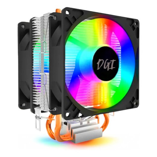 Cooler Duplo Para Processador Rgb Cpu Ryzen Am5 Am4 Am3 Lga 775 1150 1151 1155 1200 1700 2011 X99 Intel Amd Universal