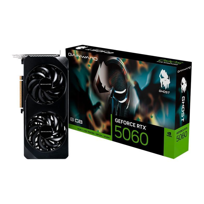 Placa de Vídeo Gainward GeForce RTX 5060 Ghost 8GB GDDR7 128 Bits