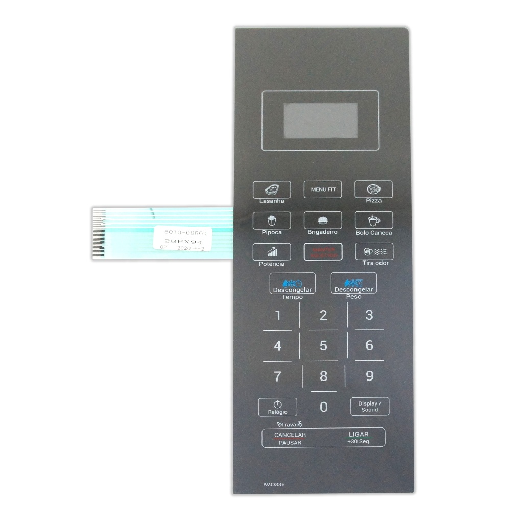 Membrana Compatível Microondas Philco Pmo 33 E = Pmo 33 Es Inox = Pmo 33 eb