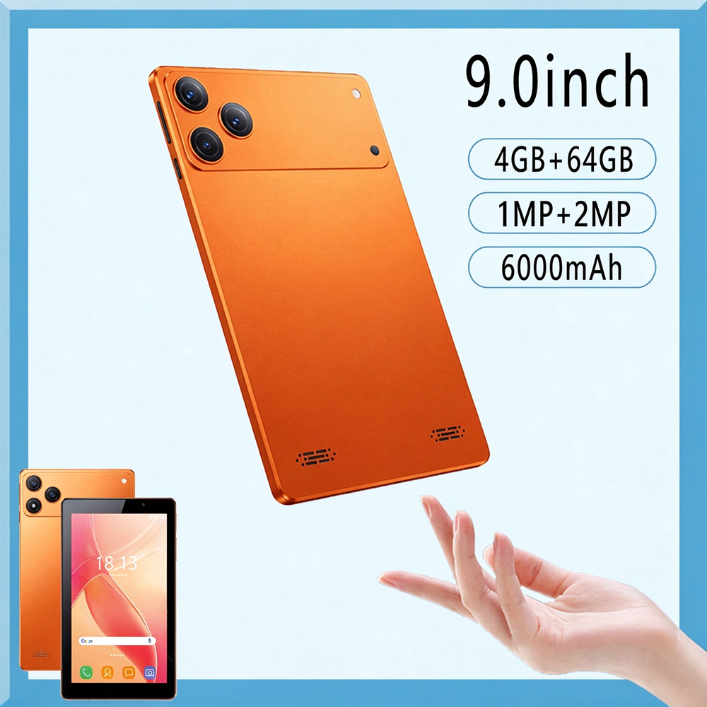 Tablet Android 13 com suporte a Wi-Fi e Bluetooth, câmeras duplas, 4 GB de RAM, 64 GB de ROM, grande capacidade de Tablet Android 13 com suporte a Wi-Fi e Bluetooth, câmeras duplas, 4 GB de RAM, 64 GB de ROM, grande capacidade de