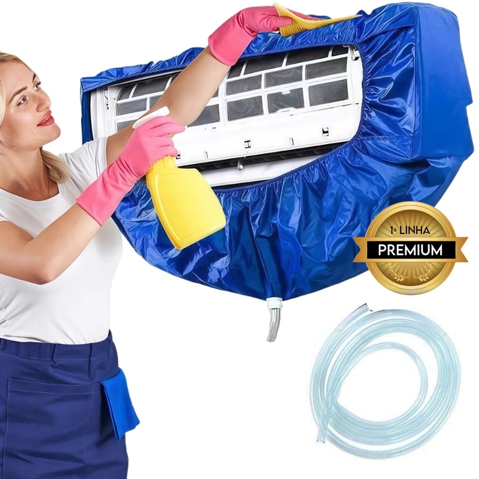 Bolsa Coletora Para Limpeza E Manutenção De Ar Condicionado Split Até 30 Mil BTUs PREMIUM Bolsa Coletora Para Limpeza E Manutenção De Ar Condicionado Split Até 30 Mil BTUs PREMIUM