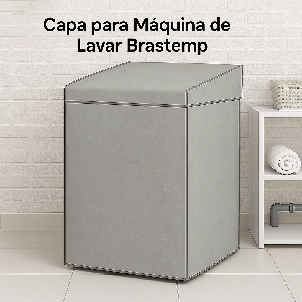 Capa de Máquina de Lavar Brastemp Modelo Novo - Máquina para Máquina de Lavar Roupa Brastemp