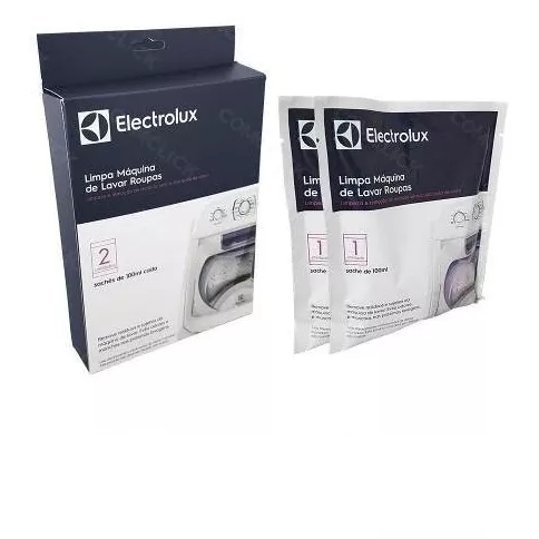 Limpa Máquina de Lavar Roupas Electrolux Kit com 2 Sachês