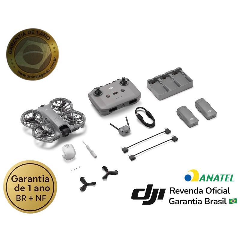 Drone DJI Neo 2 Combo - Original - Anatel- Garantia DJI Brasil