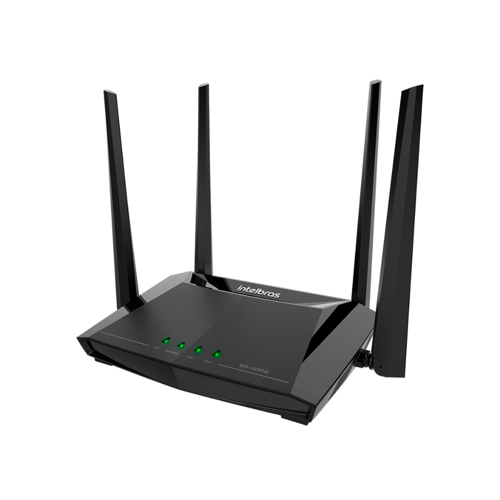 Roteador Intelbras W5-1200GS Wi-Fi 5 Dual Band AC1200