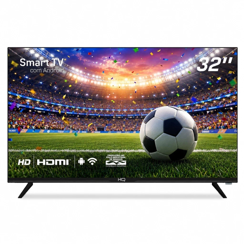 🔥 Smart TV HQ 32" LED HD Android WiFi | Smart TV + Monitor 🚀