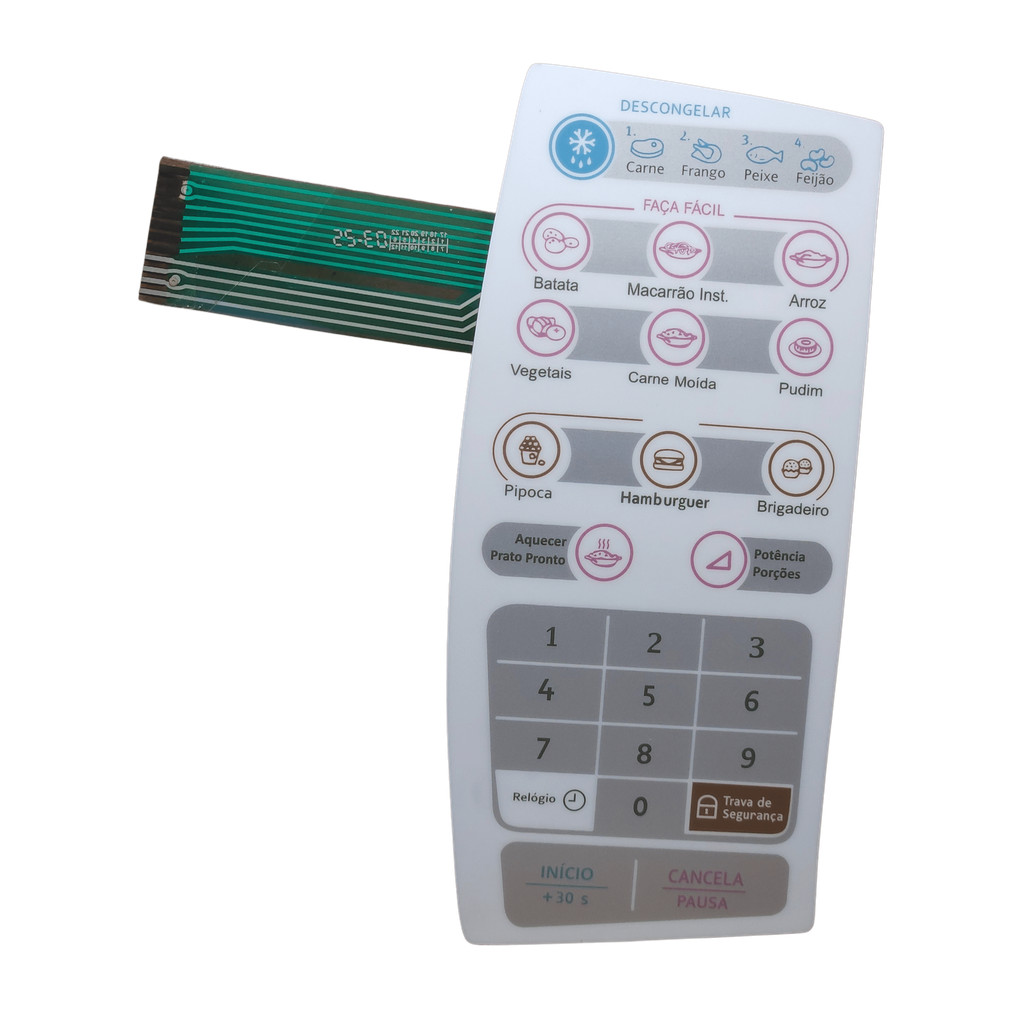 Membrana Teclado Microondas Electrolux MEF30