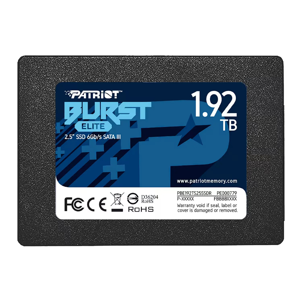 SSD Patriot Burst Elite 1.92TB SATA III 2.5" – SSD Interno para PC e Notebook