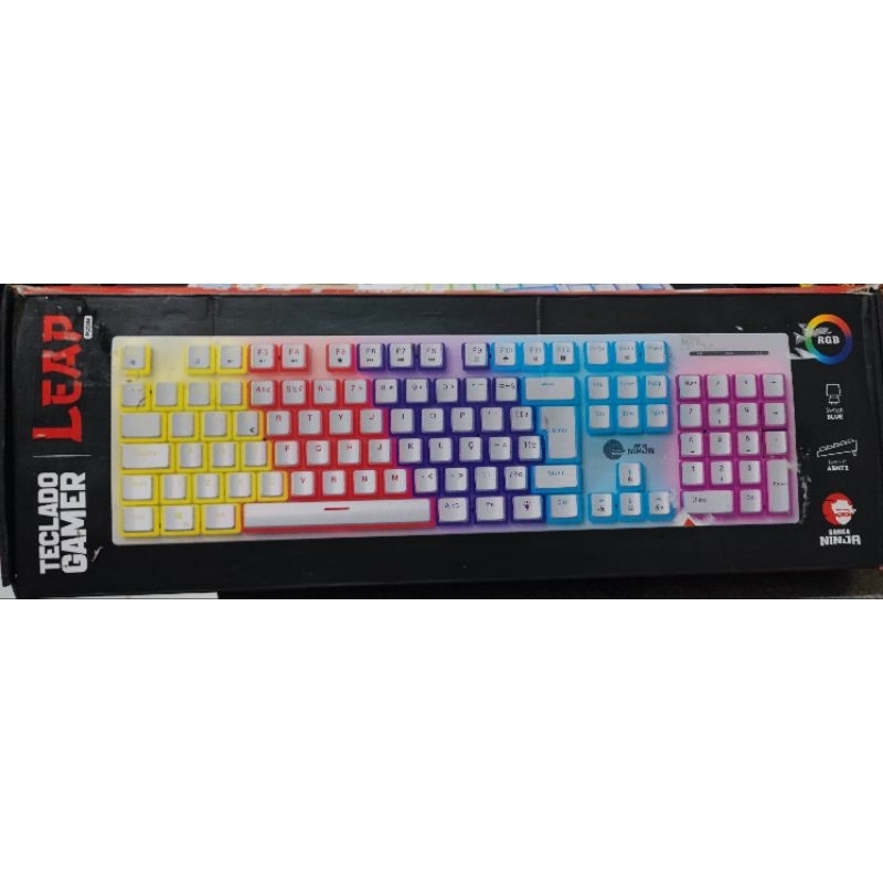 Teclado Mecanico Gamer c/ RGB, LED, Anti-Ghosting - Escolha seu modelo