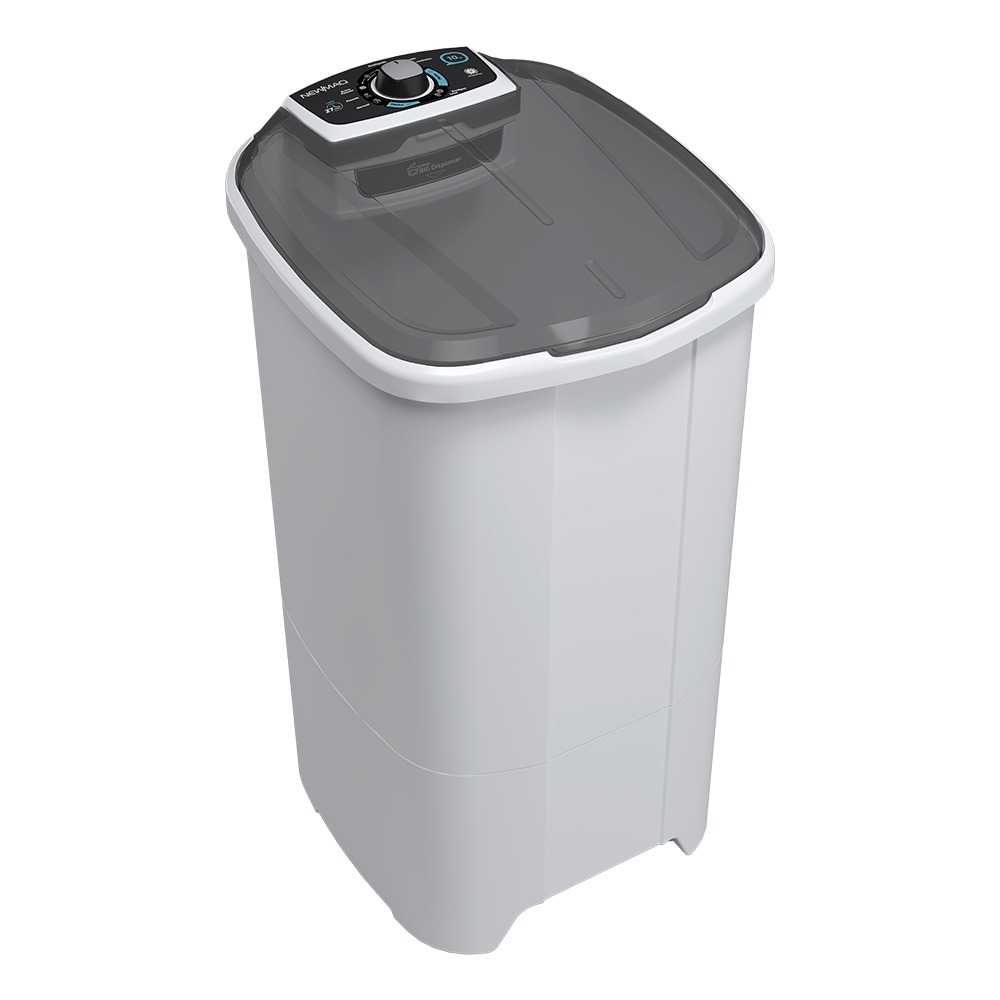 Tanquinho/Máquina de Lavar Roupas Semi-automática 10kg Newmaq, Branca