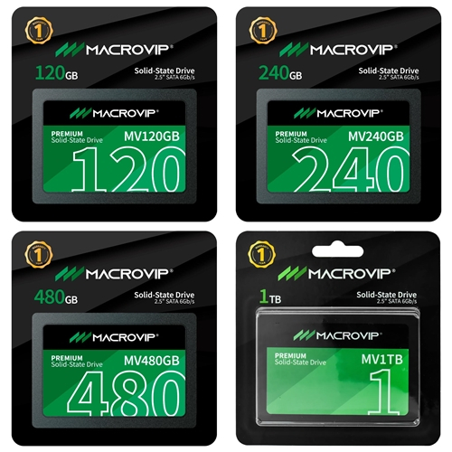 SSD 120Gb / 240Gb /480Gb / 1 Tb SATA 3 MACROVIP – Alta Velocidade e Desempenho para PC e Notebook