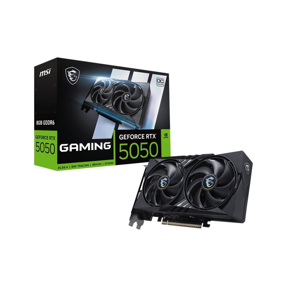 Placa de Vídeo MSI NVIDIA GeForce RTX 5050 GAMING OC 8G 912-V538-009