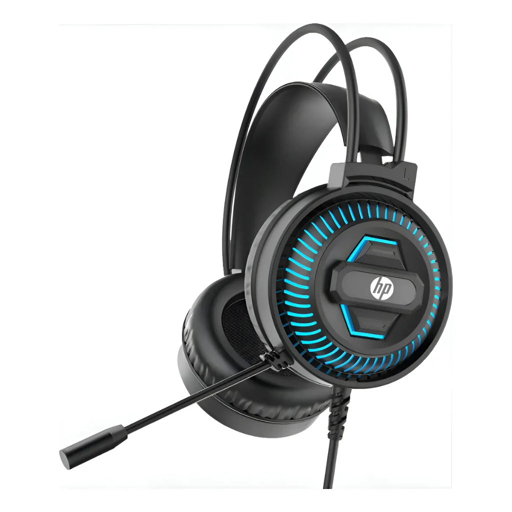Headset Gamer HP Conexão USB - DHE-8001U Preto Lacrado com Nf-e Headset Gamer HP Conexão USB - DHE-8001U Preto Lacrado com Nf-e
