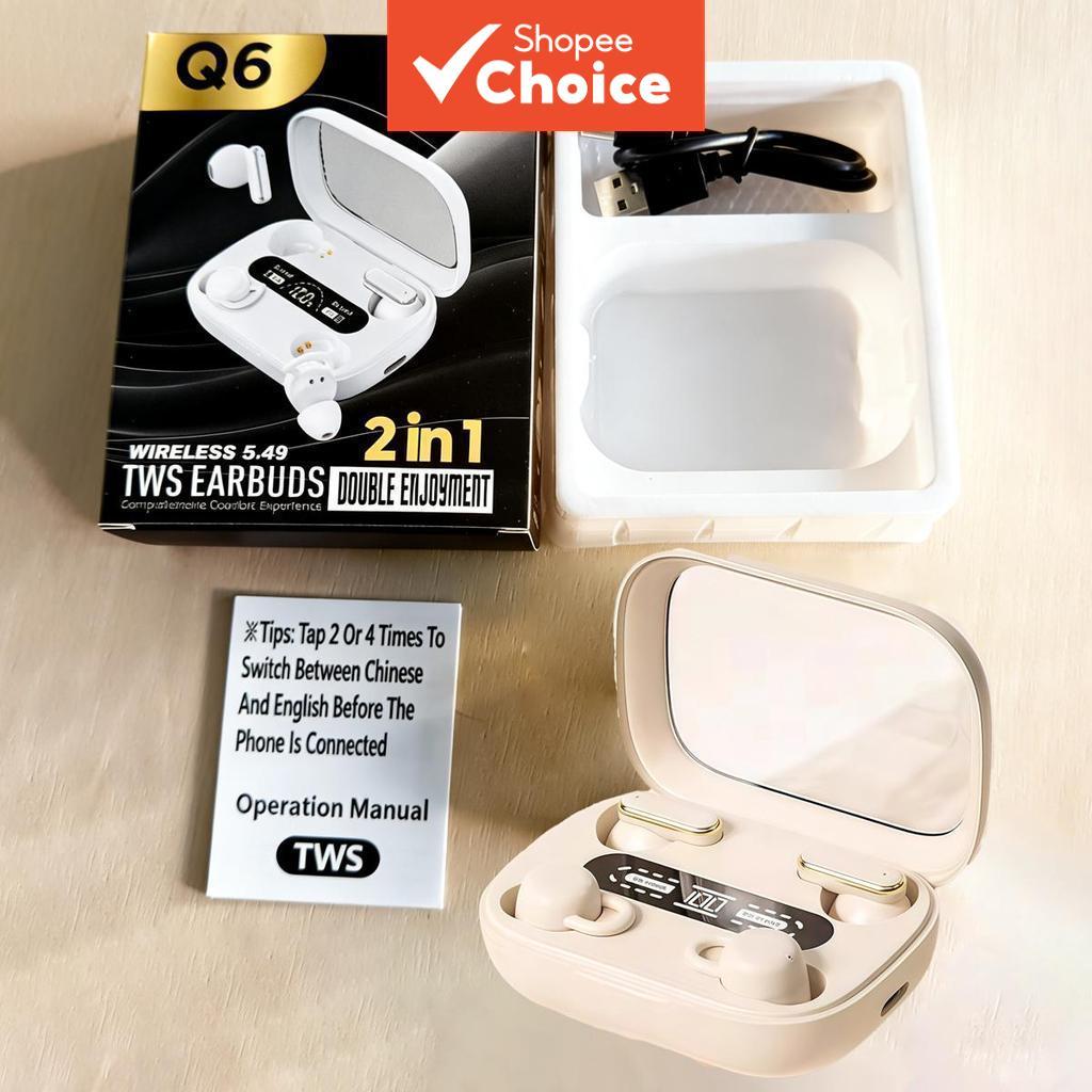 Novos Fones de Ouvido TWS Sem Fio Intra-Auriculares para Dormir, Fones de Ouvido Estilosos para Casais, Fones Estéreo