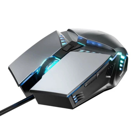 Mouse Gamer Óptico Para Jogo PC Gamer USB Ultra Leve Com LED Rainbow 7 Cores