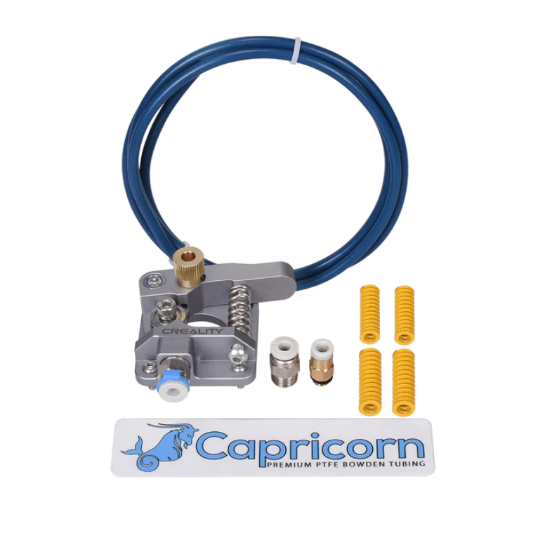 Kit Upgrade Creality - Extrusora + Kit Molas + PTFE Capricorn + Capa de Silicone