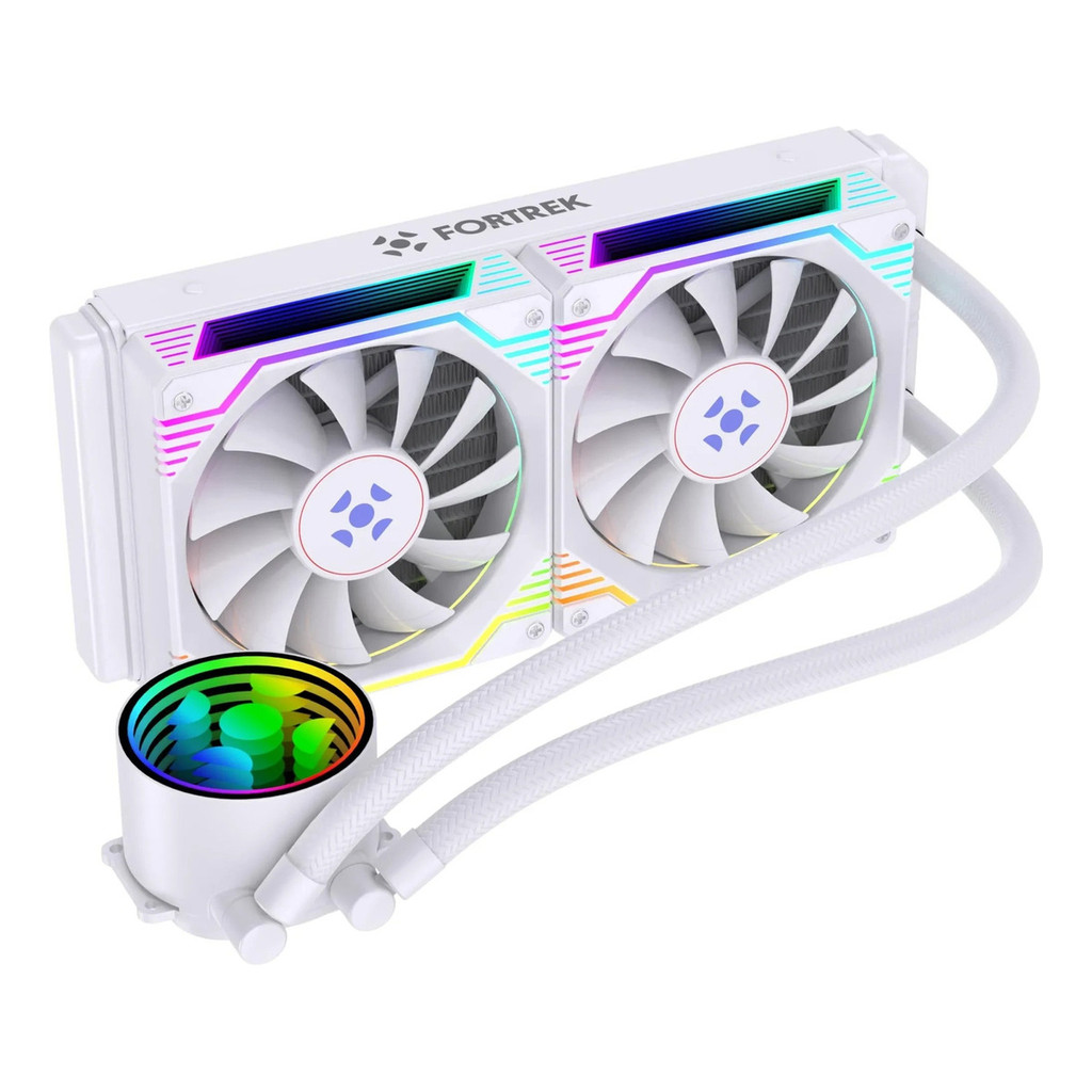 Water Cooler Fortrek Breezy Argb 240mm Amd / Intel Branco