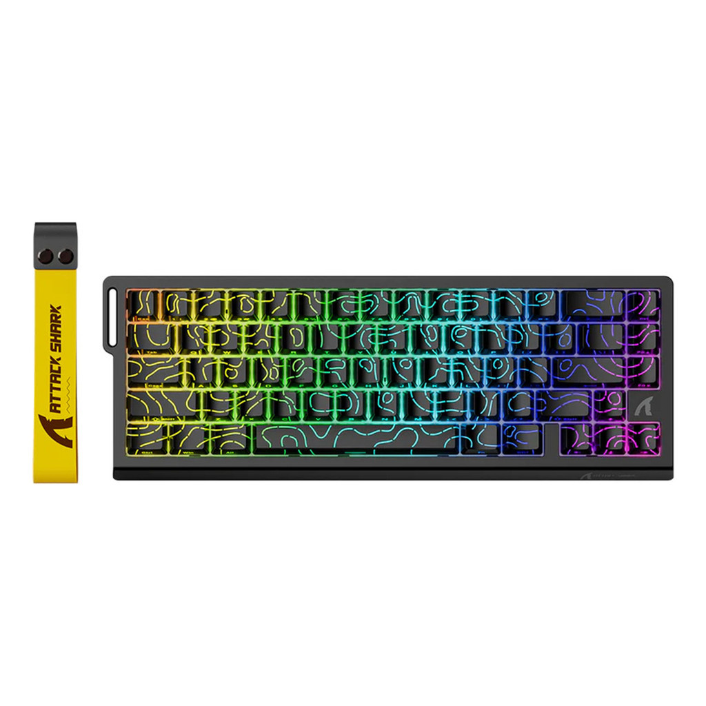 Teclado Gamer Mecânico Switch Magnético Attack Shark 8000hz Com Fio X68 He Teclado Gamer Mecânico Switch Magnético Attack Shark 8000hz Com Fio X68 He