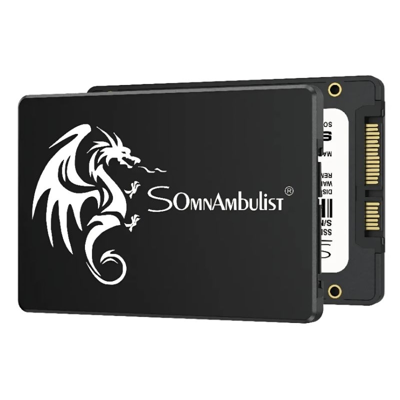 Ssd 120gb SomnAmbulist PRETO OU BRANCO 2.5 Sata3 Computador Noteboook Gamer PC Alta Velocidade e Qualidade Com Unidade