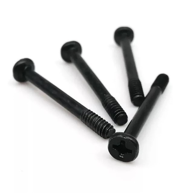 Kit com 8 Parafusos Phillips Preto P/ Water Cooler