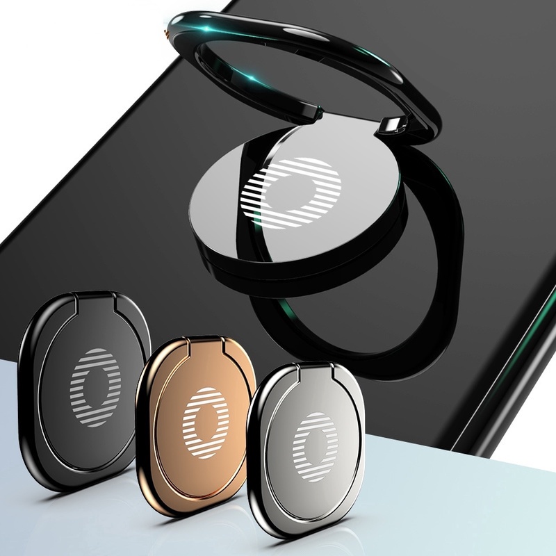 [Frete Grátis] [Acessórios Móveis] Universal 360 ° Suporte Magnético Para Telefone Com Anel De Dedo Ultra-Fino/Celular