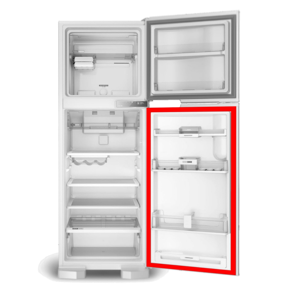 Borracha Gaxeta Para Dako Redk37 Redk37a Redk370 Geladeira Refrigerador Porta Inferior 57x118