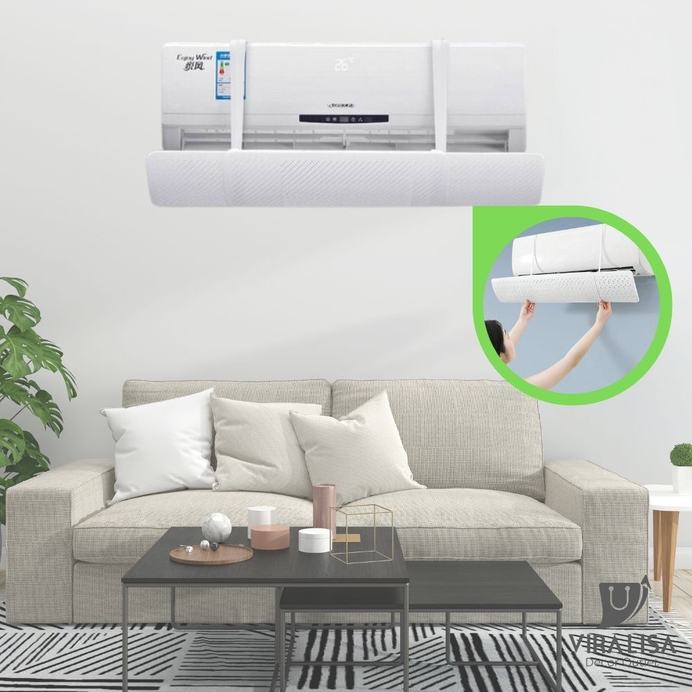 Defletor Ajustável Para Ar Condicionado Split Universal Direcionador de Fluxo de Ar