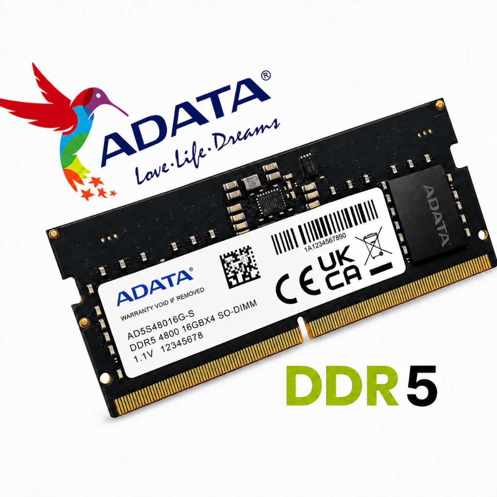 Memória RAM 16GB DDR5 /ADATA/Sk Hynix/Hana Eletronic/Crucial DDR5 8GB 4800MHZ SODIMM para Notebook Laptop
