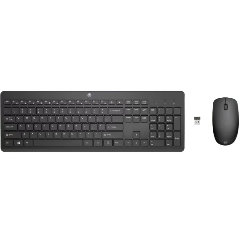 Kit Teclado e Mouse HP 230 Wireless com Receptor USB