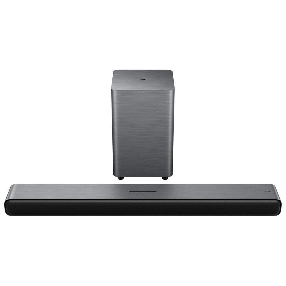 Soundbar TCL S55H 2.1 Canais Bluetooth com Subwoofer sem Fio 120W Soundbar TCL S55H 2.1 Canais Bluetooth com Subwoofer sem Fio 120W