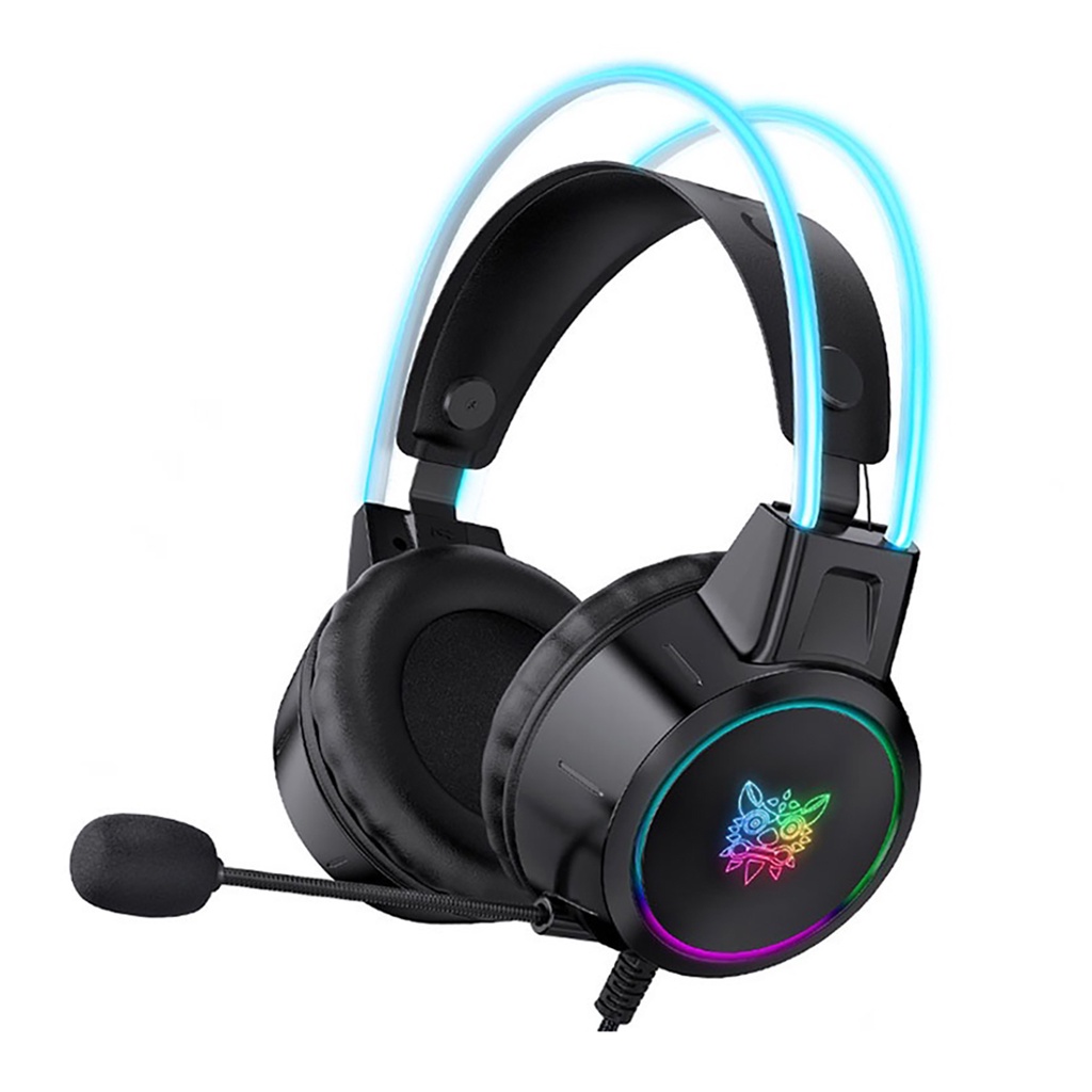 Headset Gamer Profissional Onikuma X15 Pro RGB Preto