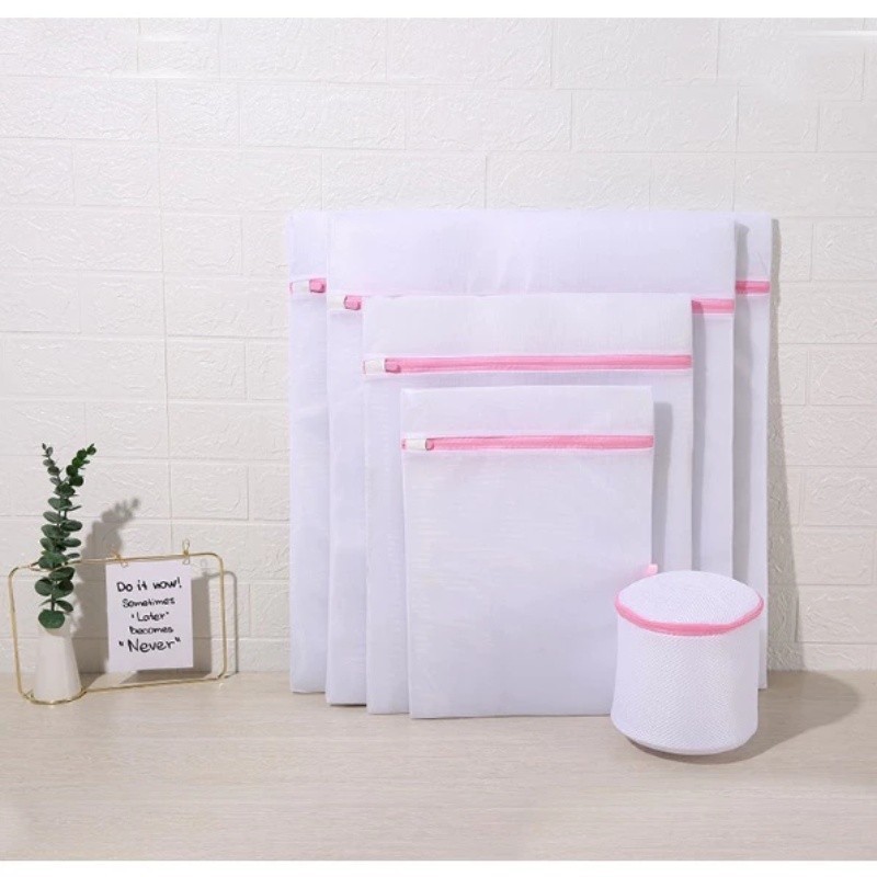 kit 5 Saco de armazenamento para máquina de lavar roupa saco de proteção para roupas