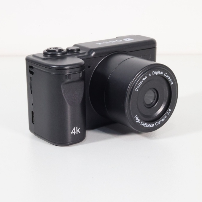 Câmera Digital automática portátil 4k com câmera frontal pode exportar fotos