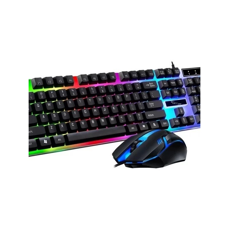 Kit Teclado E Mouse Gamer Led Rgb Para Notebook Computador PC Mecanico Para Jogos Kit Teclado E Mouse Gamer Led Rgb Para Notebook Computador PC Mecanico Para Jogos