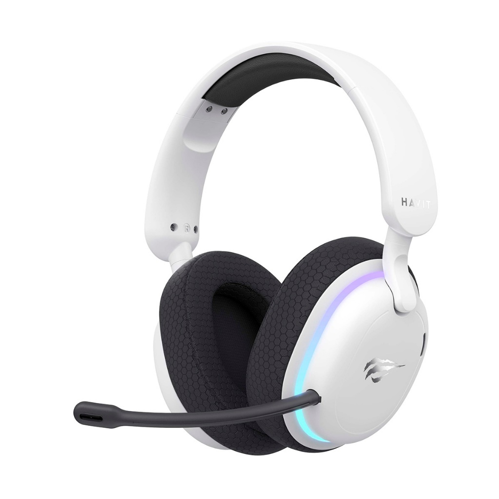 Headset Gamer Havit Gamenote Fuxi H7 BT 2.4GHz Type-C Branco