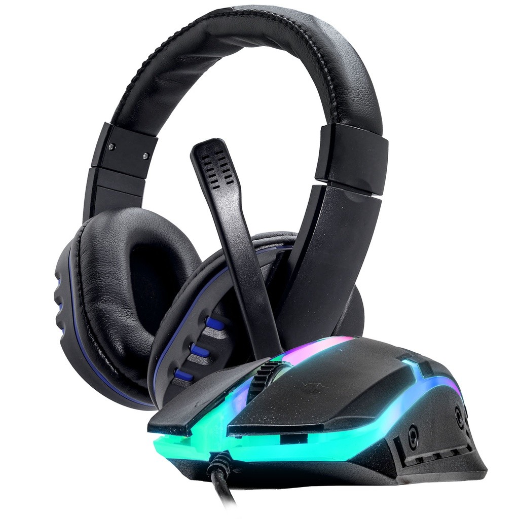 Kit Mouse Gamer Epecializado Em Jogos + Fone De Ouvido Com Isolamento Acústico Gamer Kit Mouse Gamer Epecializado Em Jogos + Fone De Ouvido Com Isolamento Acústico Gamer