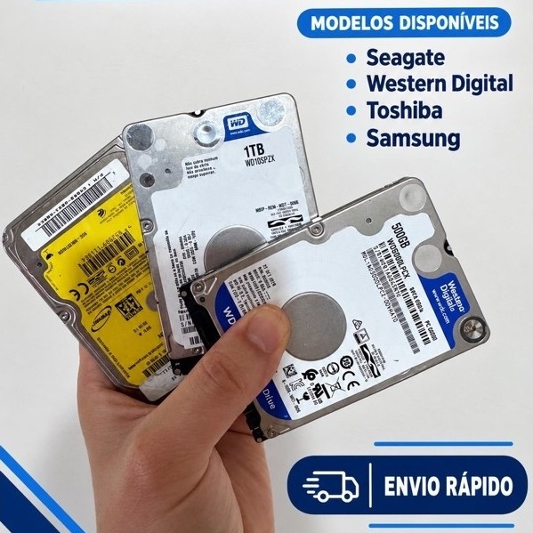 HD Interno 2.5" Xbox/PC/Notebook/PS4 - Disco Rígido SATA com NF e Garantia