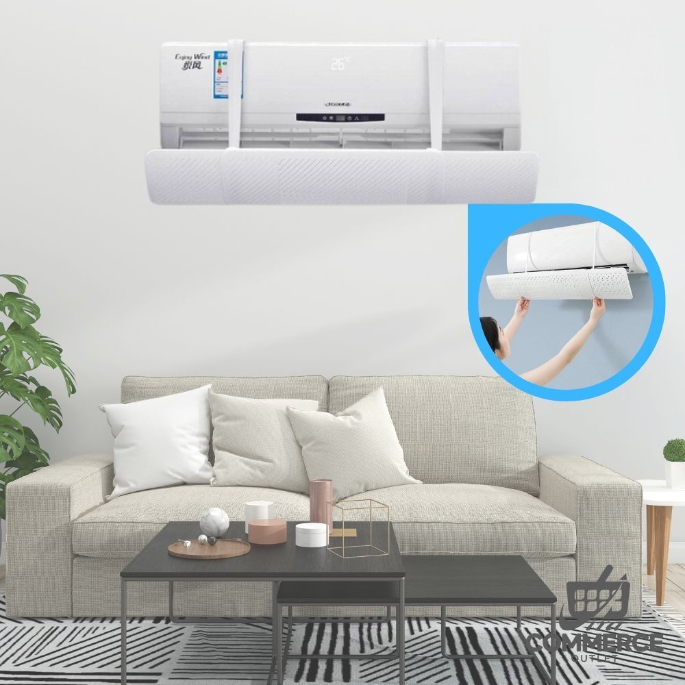 Defletor Ajustável Para Ar Condicionado Split Universal Direcionador de Fluxo de Ar