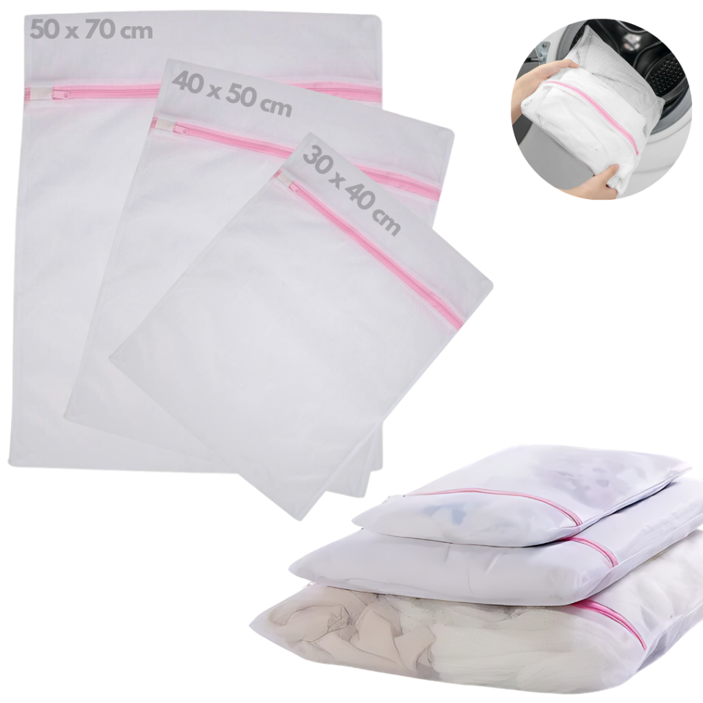 3 saco de lavar roupa protetor para máquina de lavar limpeza Lavar Roupa Íntima Delicada