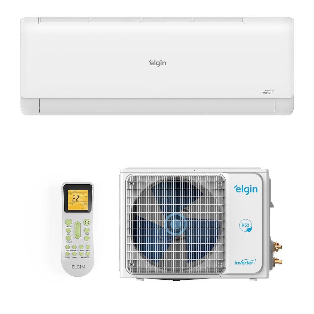 Ar-Condicionado Split Inverter III 9000 BTUs 220V Elgin Eco com Wi-Fi Integrado High Wall Frio 45HJFI09C2WG/45HJFE09C2CG Ar-Condicionado Split Inverter III 9000 BTUs 220V Elgin Eco com Wi-Fi Integrado High Wall Frio 45HJFI09C2WG/45HJFE09C2CG