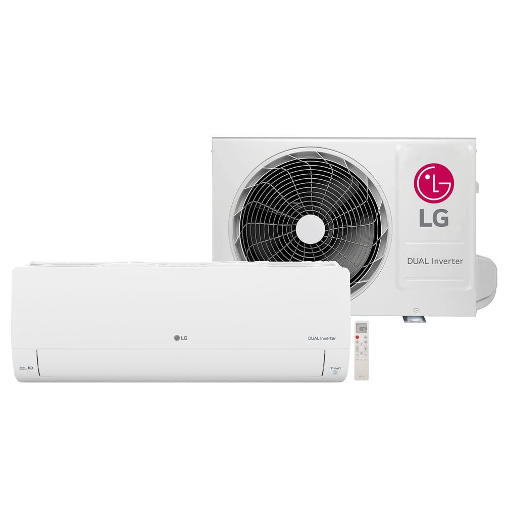 Ar Condicionado Split LG Dual Inverter AI Voice 18000 BTU/h Frio S3-Q18KL31C - 220 Volts Ar Condicionado Split LG Dual Inverter AI Voice 18000 BTU/h Frio S3-Q18KL31C - 220 Volts