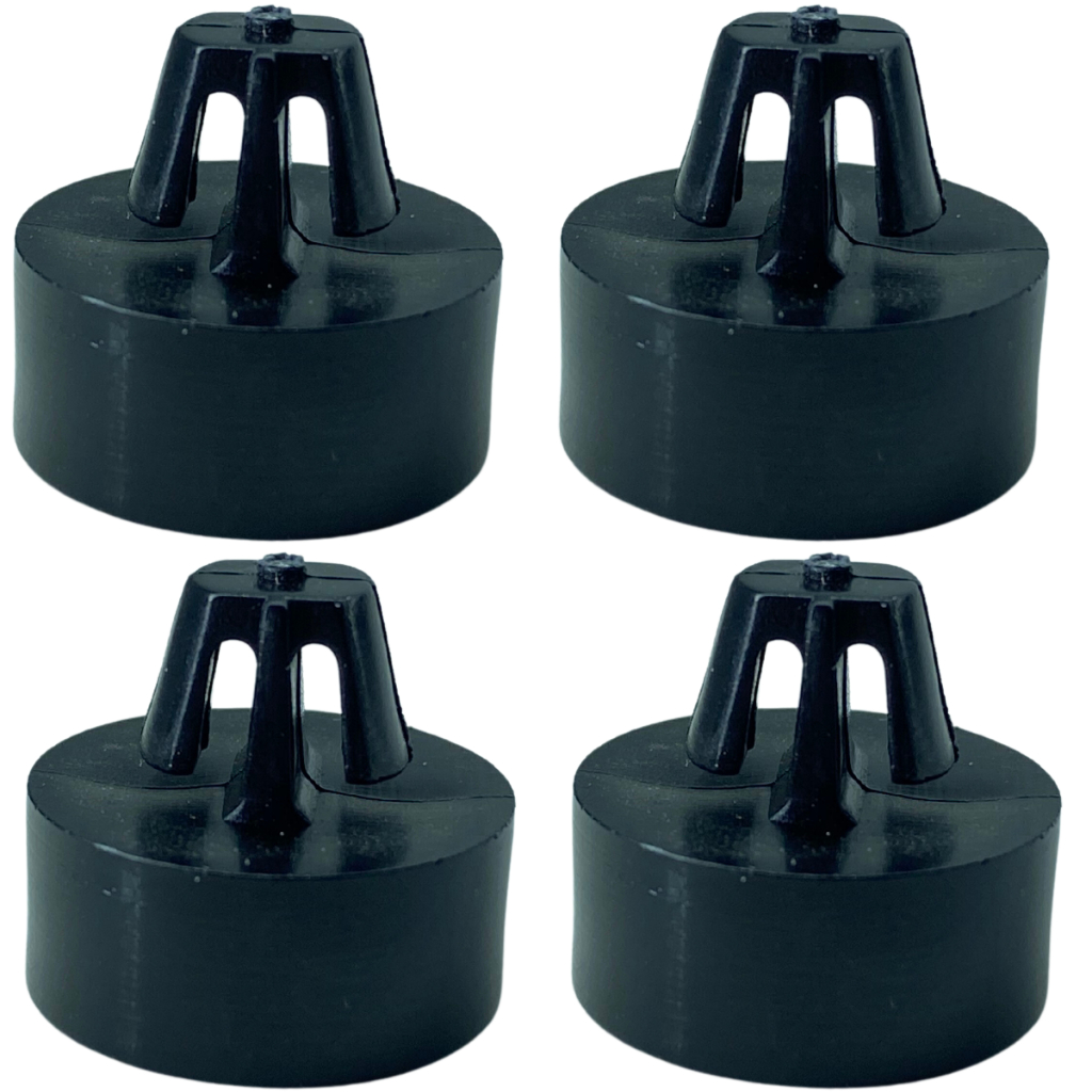 4x Pezinho do Microondas Compatível Electrolux Mec41 Mef41 Mef33 Mi41s