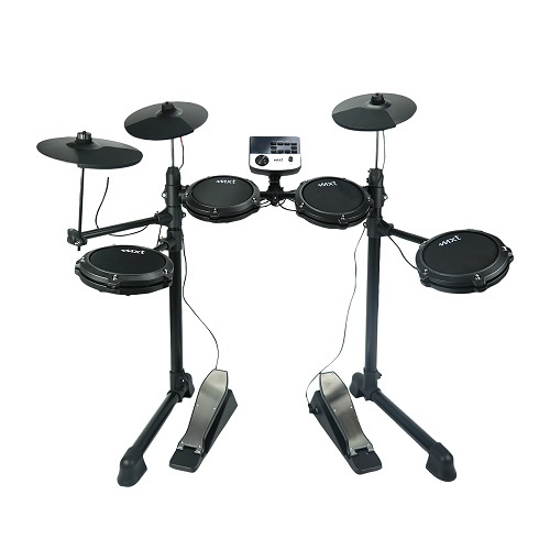 Bateria Eletrônica MXT MD200C 4 Pads 3 Pratos USB MIDI 165 Timbres 15 Kits 30 Músicas e Metrônomo