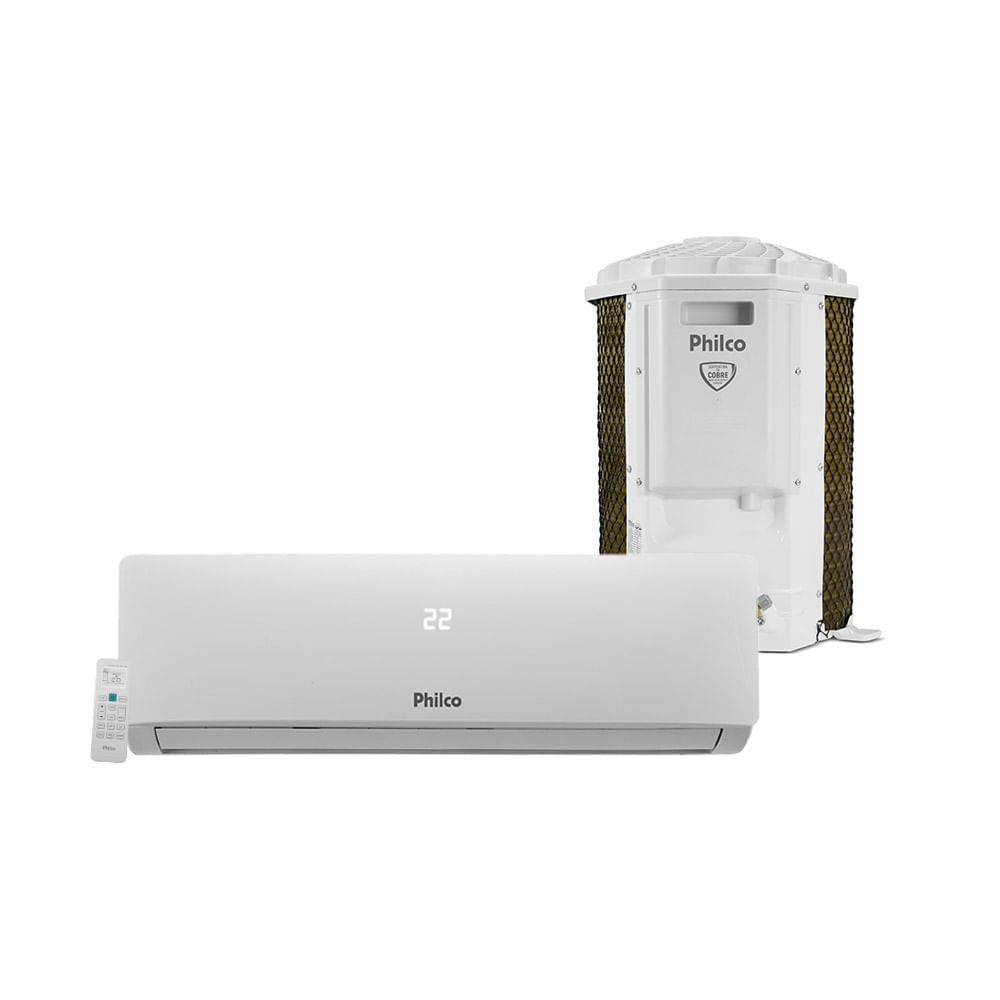 Ar Condicionado Split Philco 12000 BTUs Frio Branco 220V PAC12FI Ar Condicionado Split Philco 12000 BTUs Frio Branco 220V PAC12FI