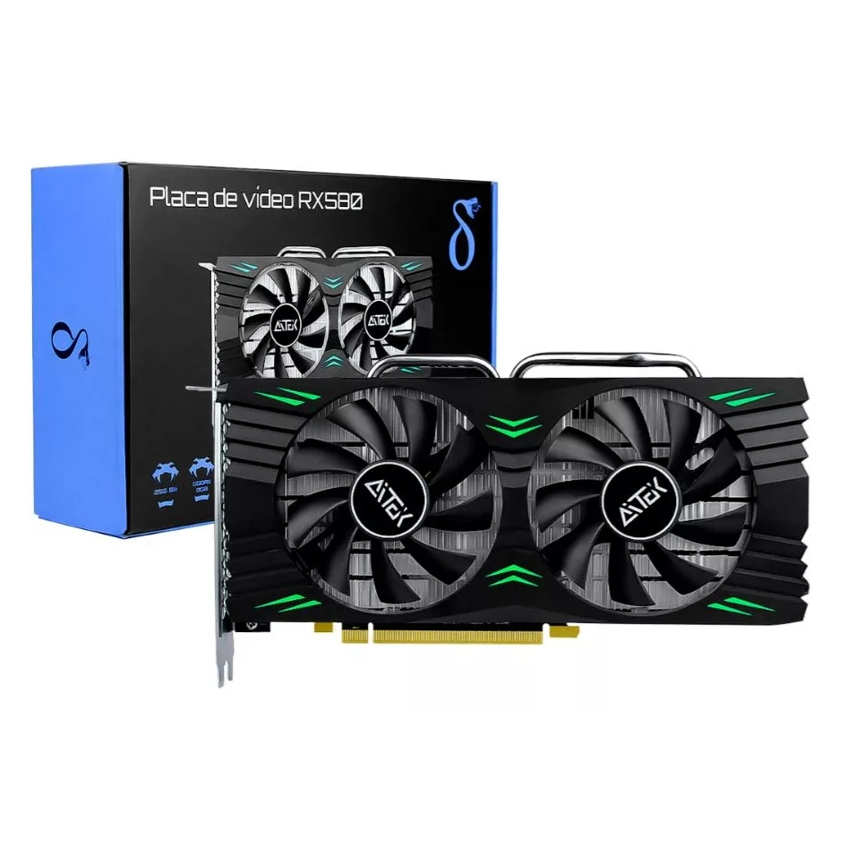 Placa De Vídeo Gpu Rx 580 Gamer Amd Radeon Rx 580 8gb Hdmi Placa De Vídeo Gpu Rx 580 Gamer Amd Radeon Rx 580 8gb Hdmi