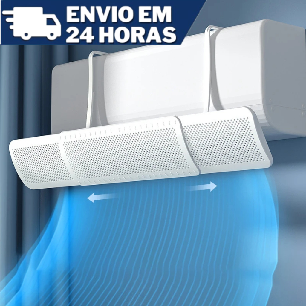 Defletor para Ar Condicionado Split Universal Ajustável Defletor para Ar Condicionado Split Universal Ajustável