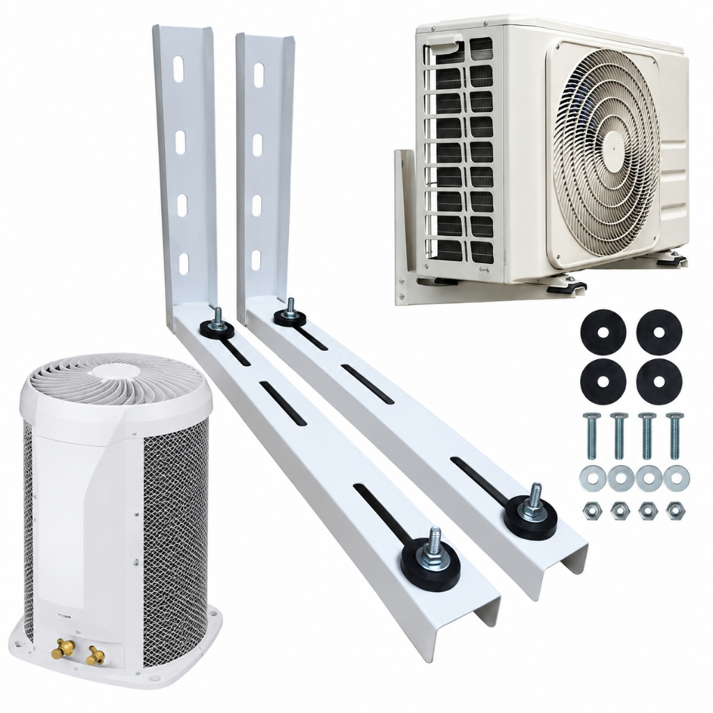 Suporte para condensadora Ar-Condicionado Split 450 mm – Aço Reforçado | 7.000 a 18.000 BTUs