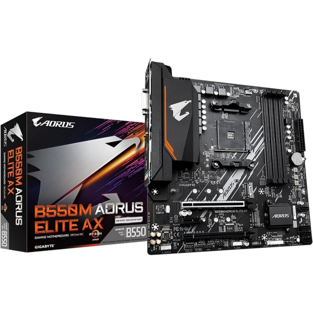 Kit Upgrade AMD Ryzen 5 5600GT e Placa-Mãe B550M Aorus Elite SEM MEMORIA RAM